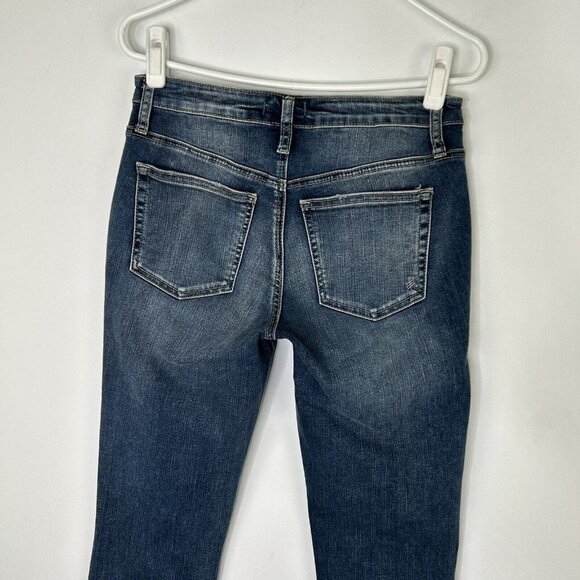 Silver Beau Slim Leg Jeans Womens Size 27 Mid Rise Ankle - Picture 8 of 12